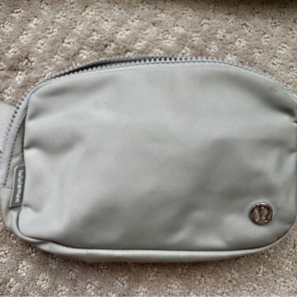 Lululemon Silver Belt Bag